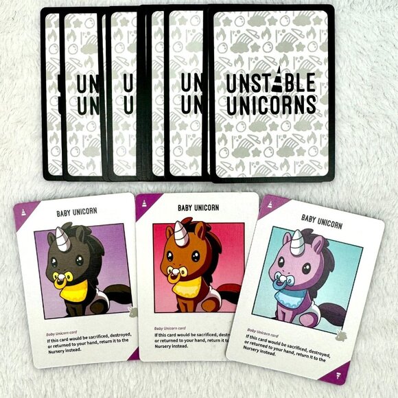 Unstable Unicorns 2nd Edition Card Game 2022 100% Complete Very Good - Picture 2 of 9